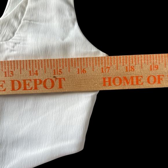 Princess Polly White Lace Trim Front Hook and Eye Crop Tank Top Size 6 Corset - Picture 8 of 8